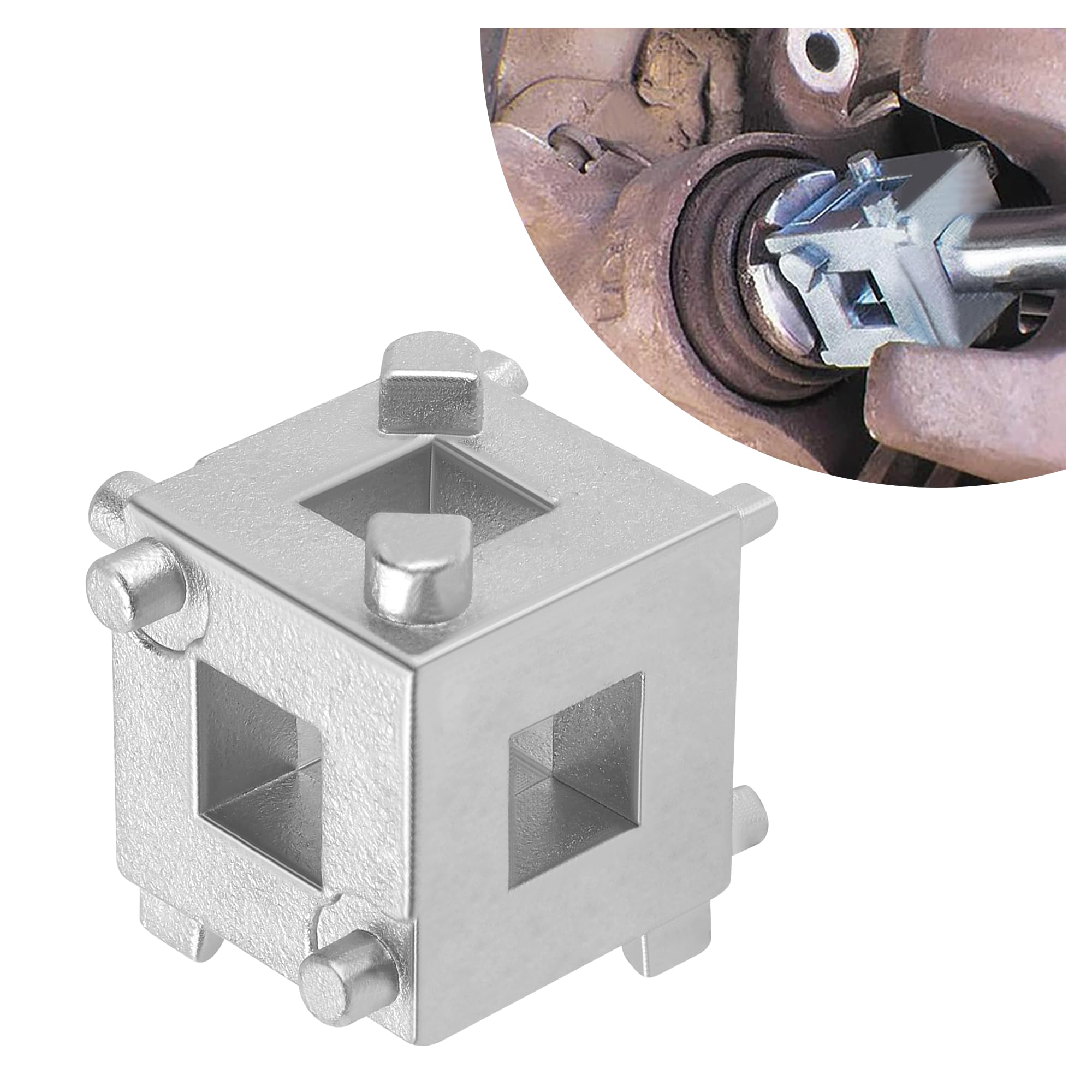 Junecarp Cube Brake Caliper Compression Tool,Steel Brake Caliper